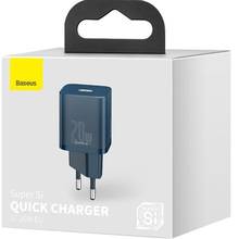 Зарядний пристрій BASEUS Super Si 1C 20W Blue (CCSUP-B03)