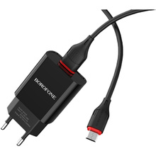 Зарядний пристрій BOROFONE BA20A 10.5W Black (BA20AMB)