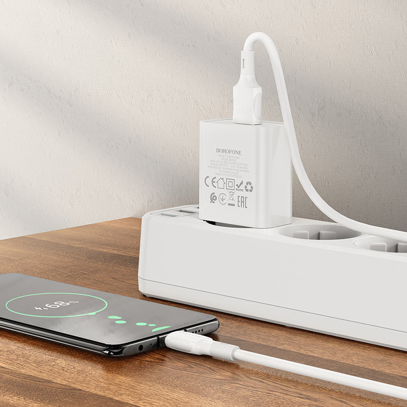В інтернет магазині Зарядний пристрій BOROFONE BA74A White (BA74AMW)