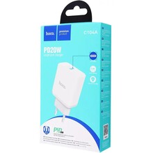 Зарядний пристрій HOCO C104A PD20W White