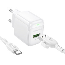Мережевий зарядний пристрій BOROFONE BAS42A 18W White (6941991113802)