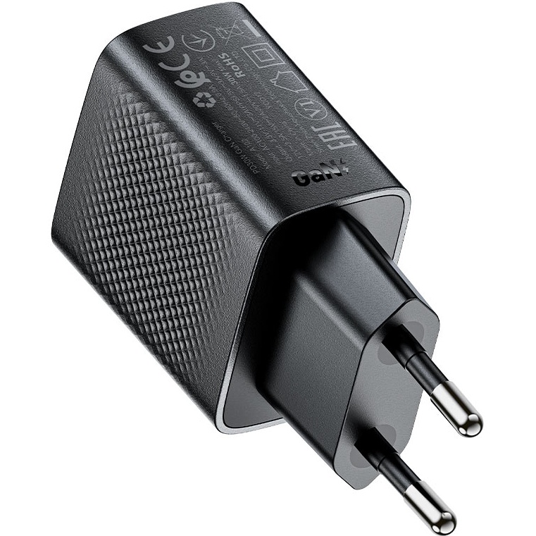 Сетевое зарядное устройство ACEFAST A102 Black (6974316283287) Кабель отсутствует