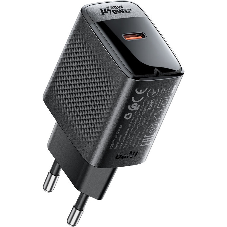 Сетевое зарядное устройство ACEFAST A102 Black (6974316283287)