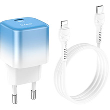 Зарядний пристрій HOCO C101A PD20W Ice Blue (6931474769381)