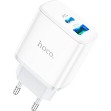 Зарядний пристрій HOCO C105A PD20W+QC3.0 with cable Type-C - Type-C White