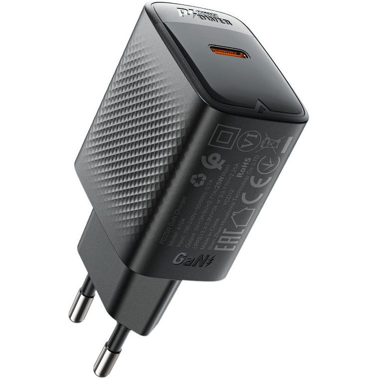Сетевое зарядное устройство ACEFAST A104 Black (6974316283355)