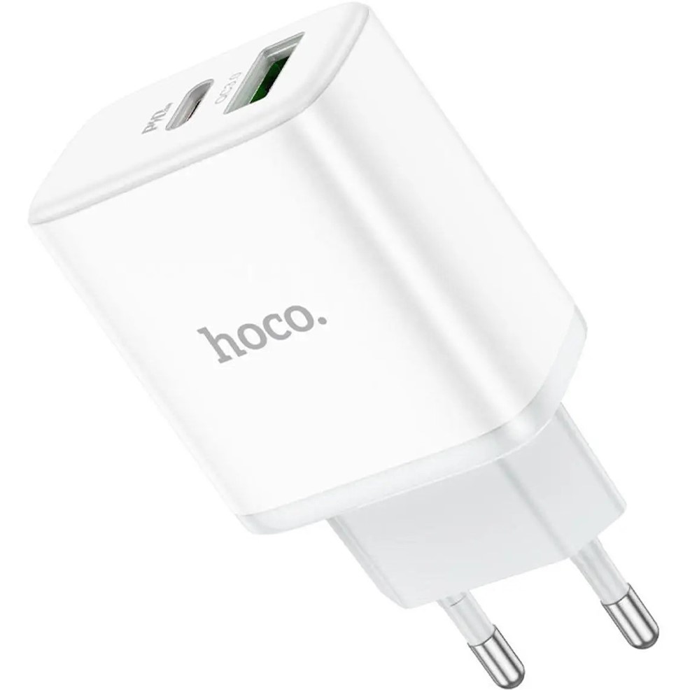 Сетевое зарядное устройство HOCO C105A PD20W+QC3.0 White Тип сетевое зарядное устройство