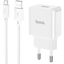 Зарядний пристрій HOCO C106A 10.5W + кабель micro-USB White