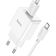 Зарядний пристрій HOCO C106A 10.5W + кабель micro-USB White