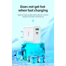 Сетевое зарядное устройство HOCO C113A Awesome PD65W White