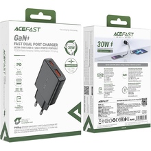 Сетевое зарядное устройство ACEFAST A69 Black (6974316282709)