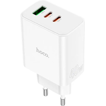 Сетевое зарядное устройство HOCO C126A Pure power PD40W White