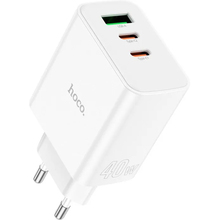 Сетевое зарядное устройство HOCO C126A Pure power PD40W White