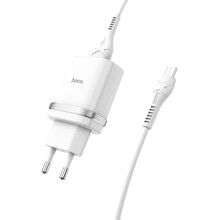 Зарядний пристрій HOCO C12Q Smart QC3.0 18W + кабель Micro-USB White