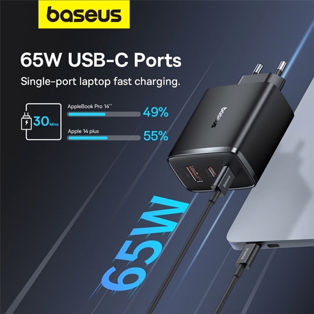 Покупка Зарядний пристрій BASEUS Cube Pro Cluster Black (P10152301113-00)