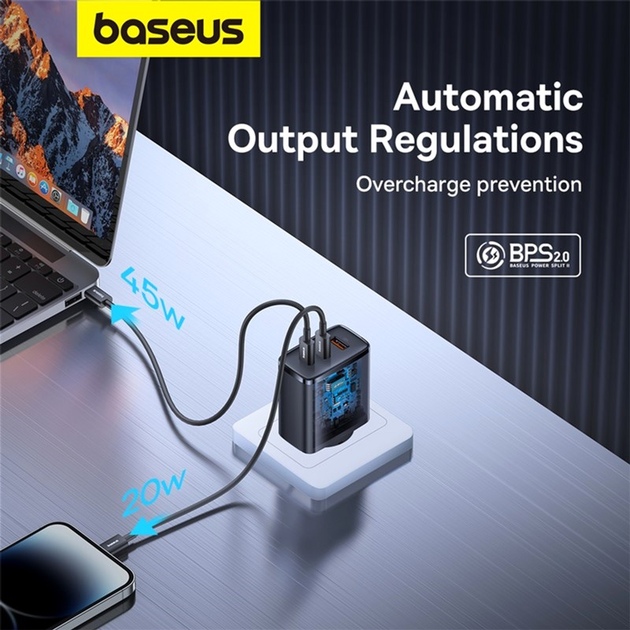 В Україні Зарядний пристрій BASEUS Cube Pro Cluster Black (P10152301113-00)