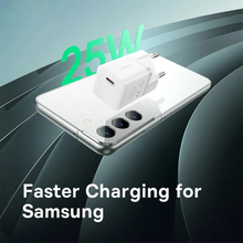 Мережевий зарядний пристрій BASEUS GaN5 Mini 25W + кабель USB Type-C - Type-C 1м Moon White (P10110909213-01)