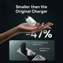 Мережевий зарядний пристрій BASEUS GaN5 Mini 25W + кабель USB Type-C - Type-C 1м Moon White (P10110909213-01)