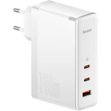 Сетевое зарядное устройство BASEUS GaN5 Pro 140W + кабель USB Type-C - Type-C 1м White (CCGP100202)