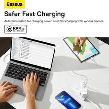 Сетевое зарядное устройство BASEUS GaN5 Pro 140W + кабель USB Type-C - Type-C 1м White (CCGP100202)