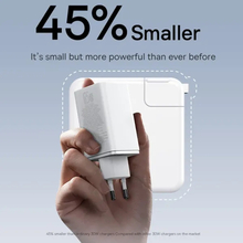 Зарядний пристрій BASEUS GaN6 Pro 65W Moon White + кабель USB Type-C - Type-C 1м White (P10162701213-00)