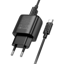 Зарядний пристрій HOCO C140A Charger set QC3.0 18W (EU) Black (6942007627825)