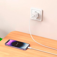 Сетевое зарядное устройство HOCO C146A Charger set PD20W (EU) White (6942007630252)