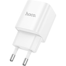 Сетевое зарядное устройство HOCO C147A Charm PD20W+QC3.0 (EU) White (6942007630276)