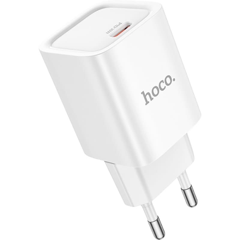 Сетевое зарядное устройство HOCO C148A Charm PD30W (EU) White (6942007630306) Мощность 30