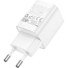 Сетевое зарядное устройство HOCO C148A Charm PD30W (EU) White (6942007630306)