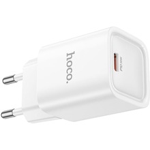 Сетевое зарядное устройство HOCO C148A Charm PD30W (EU) White (6942007630306)