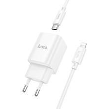 Зарядний пристрій HOCO C148A Charm Charger set PD30W (EU) White (6942007630313)