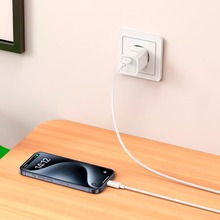 Зарядний пристрій HOCO C148A Charm Charger set PD30W (EU) White (6942007630313)