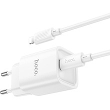 Зарядний пристрій HOCO C148A Charm Charger set PD30W (EU) White (6942007630313)