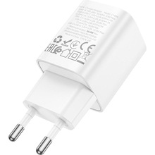 Зарядний пристрій HOCO C149A Charm PD30W+QC3.0 (EU) White (6942007630337)