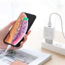 Сетевое зарядное устройство HOCO C72A Glorious Charger set 10.5W White (6931474712998)