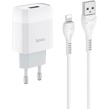 Сетевое зарядное устройство HOCO C72A Glorious Charger set 10.5W White (6931474712998)