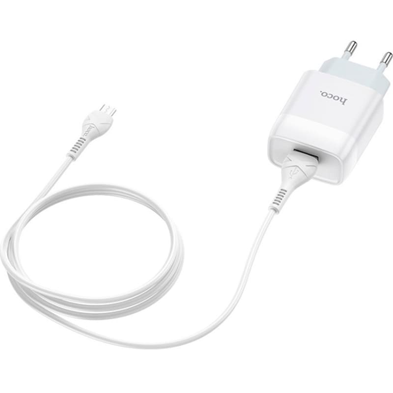 Сетевое зарядное устройство HOCO C72A Glorious Charger set 10.5W White (6931474713001) Тип сетевое зарядное устройство