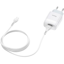 Сетевое зарядное устройство HOCO C72A Glorious Charger set 10.5W White (6931474713001)