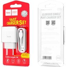 Сетевое зарядное устройство HOCO C72A Glorious Charger set 10.5W White (6931474713001)