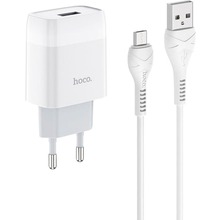 Сетевое зарядное устройство HOCO C72A Glorious Charger set 10.5W White (6931474713001)