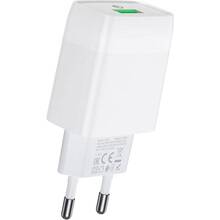 Мережевий зарядний пристрій HOCO C72Q Glorious single port QC3.0 charger 18W White (6931474732514)
