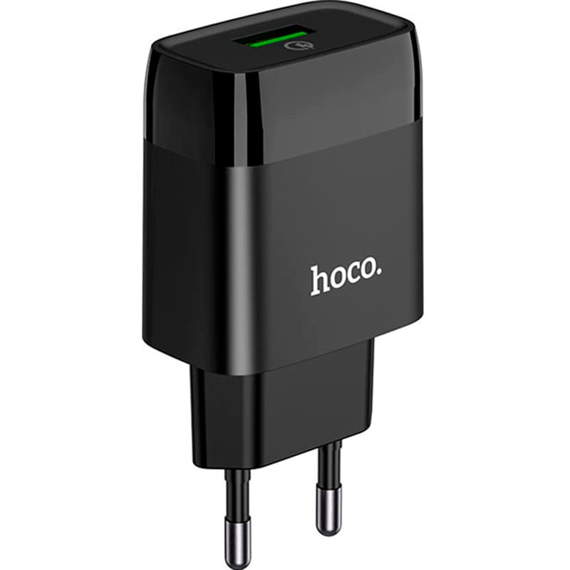 Зарядний пристрій HOCO C72Q Glorious QC3.0 18W Black (6931474732507)