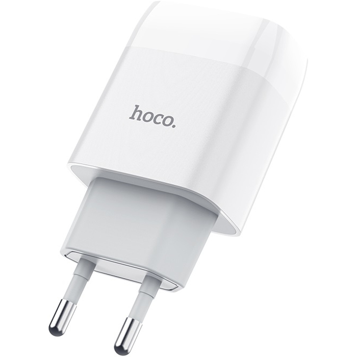 Зарядний пристрій HOCO C73A Glorious dual port charger 12W White (6931474712912)