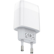 Зарядний пристрій HOCO C73A Glorious dual port charger 12W White (6931474712912)