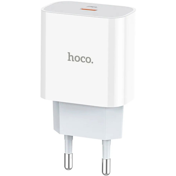 Сетевое зарядное устройство HOCO C76A Plus Speed source PD20W charger White (6931474746917)