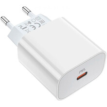 Сетевое зарядное устройство HOCO C76A Plus Speed source PD20W charger White (6931474746917)