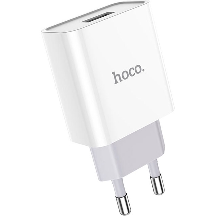 Зарядний пристрій HOCO C81A Asombroso single port charger 10.5W White (6931474727930)