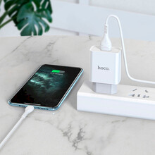 Зарядний пристрій HOCO C81A Asombroso single port charger 10.5W White (6931474727930)