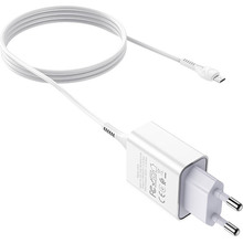 Зарядний пристрій HOCO C81A Asombroso single port charger set Micro 10.5W White (6931474727954)